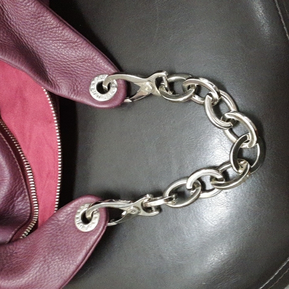 Prune Bags Prune Dark Burgundy Pebble Leather Shoulder Bag Poshmark